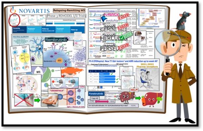 Illustrated biotech detective notebook